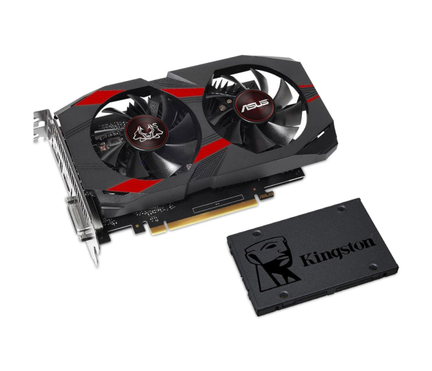 ASUS GeForce GTX 1050 TI OC 4GB + Kingston 120GB A400 - 443220 - zdjęcie